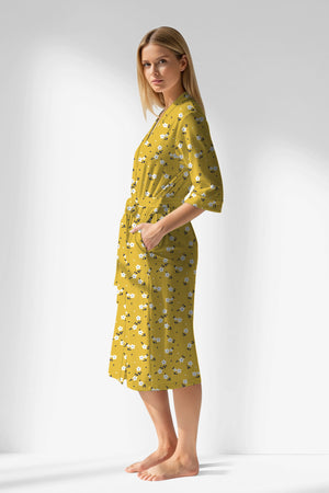Woman Polyviscon Solaria Dressing Gown - ROTASYON - Image 2
