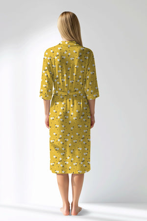 Woman Polyviscon Solaria Dressing Gown - ROTASYON - Image 3