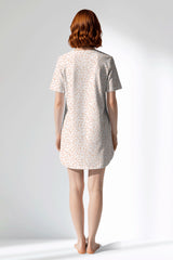 Woman Polyviscon Vanilla Pocket Detail Tunic - ROTASYON - Image 3