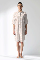 Woman Polyviscon Vanilla Shirt Tunic - ROTASYON - Image 1