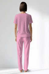 Woman Polyviscon TrueBliss Pocket Detail Pyjama Set - ROTASYON - Image 3