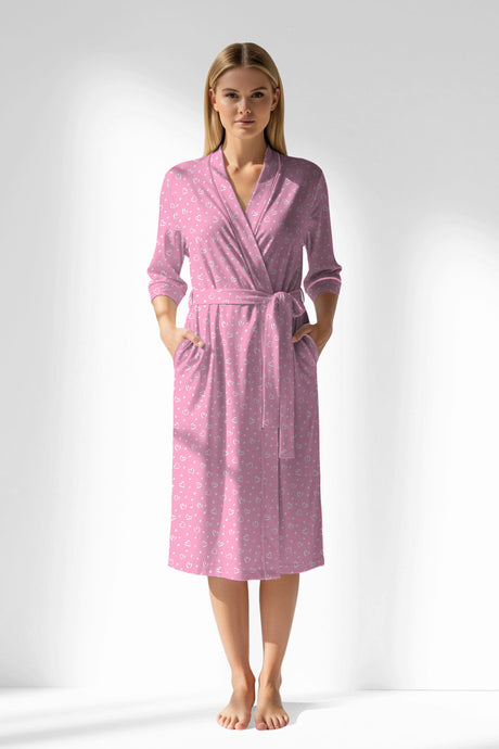 Woman Polyviscon TrueBliss Dressing Gown - ROTASYON - Image 1