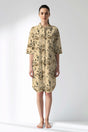 Woman Polyviscon Fleuron Shirt Tunic - ROTASYON - Image 1