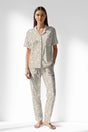 Woman Polyviscon Lunafleur Buttoned Pyjama Set - ROTASYON - Image 1