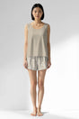 Woman Polyviscon Lunafleur Thick Strap Short Set - 14-1107 - Image 1