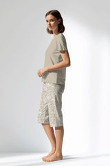 Woman Polyviscon Lunafleur Capri Set - 14-1107 - Image 2