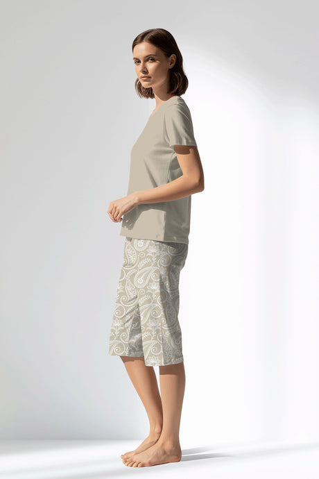Woman Polyviscon Lunafleur Capri Set - 14-1107 - Image 2
