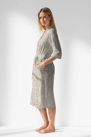 Woman Polyviscon Lunafleur Dressing Gown - ROTASYON - Image 2