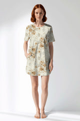 Woman Polyviscon Magnolia Pocket Detail Tunic - ROTASYON - Image 1