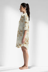 Woman Polyviscon Magnolia Shirt Tunic - ROTASYON - Image 2