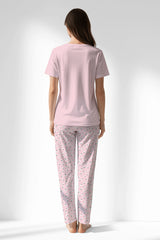 Woman Polyviscon Cloud Pyjama Set - 12-2906 - Image 3
