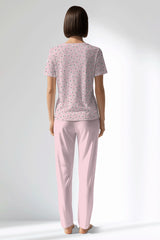 Woman Polyviscon Cloud Pocket Detail Pyjama Set - ROTASYON - Image 3