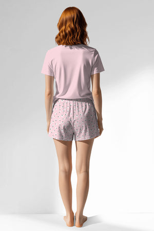 Woman Polyviscon Cloud Short Set - 12-2906 - Image 3