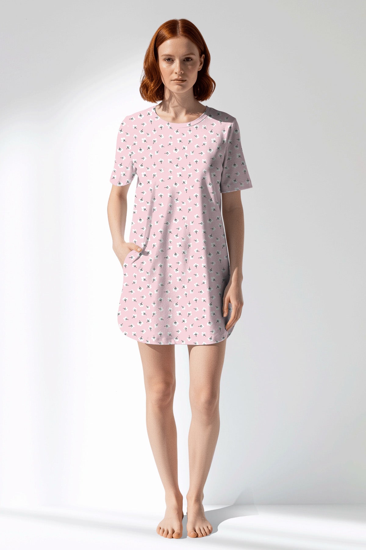 Woman Polyviscon Cloud Pocket Detail Tunic - ROTASYON - Image 1
