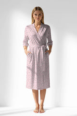 Woman Polyviscon Cloud Dressing Gown - ROTASYON - Image 1