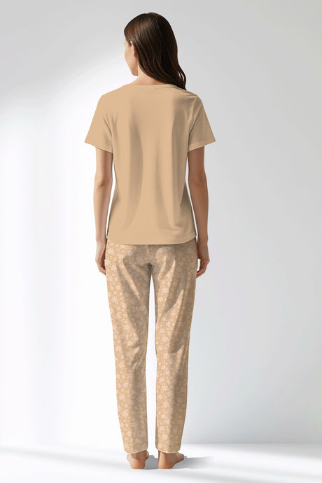 Woman Polyviscon SoftEcho Drop Collar Pyjama Set - 14-1122 - Image 3