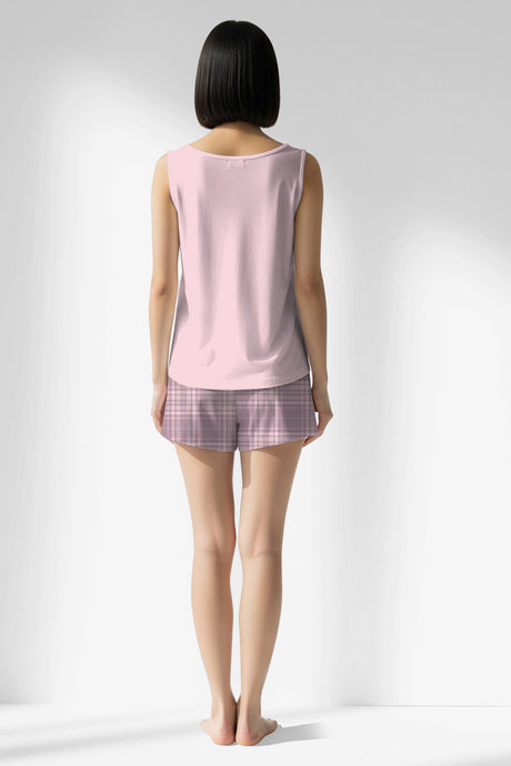 Woman Polyviscon TidyPatch Thick Strap Short Set - METRAJ A.PEMBE - Image 3