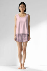 Woman Polyviscon TidyPatch Thick Strap Short Set - METRAJ A.PEMBE - Image 1