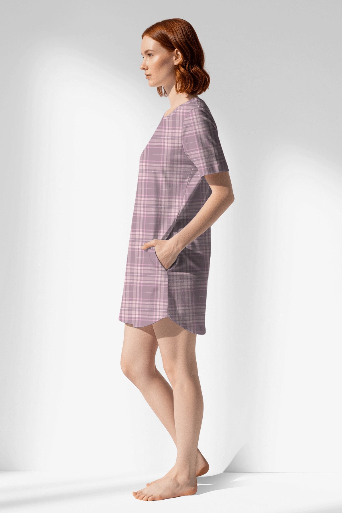 Woman Polyviscon TidyPatch Pocket Detail Tunic - ROTASYON - Image 2