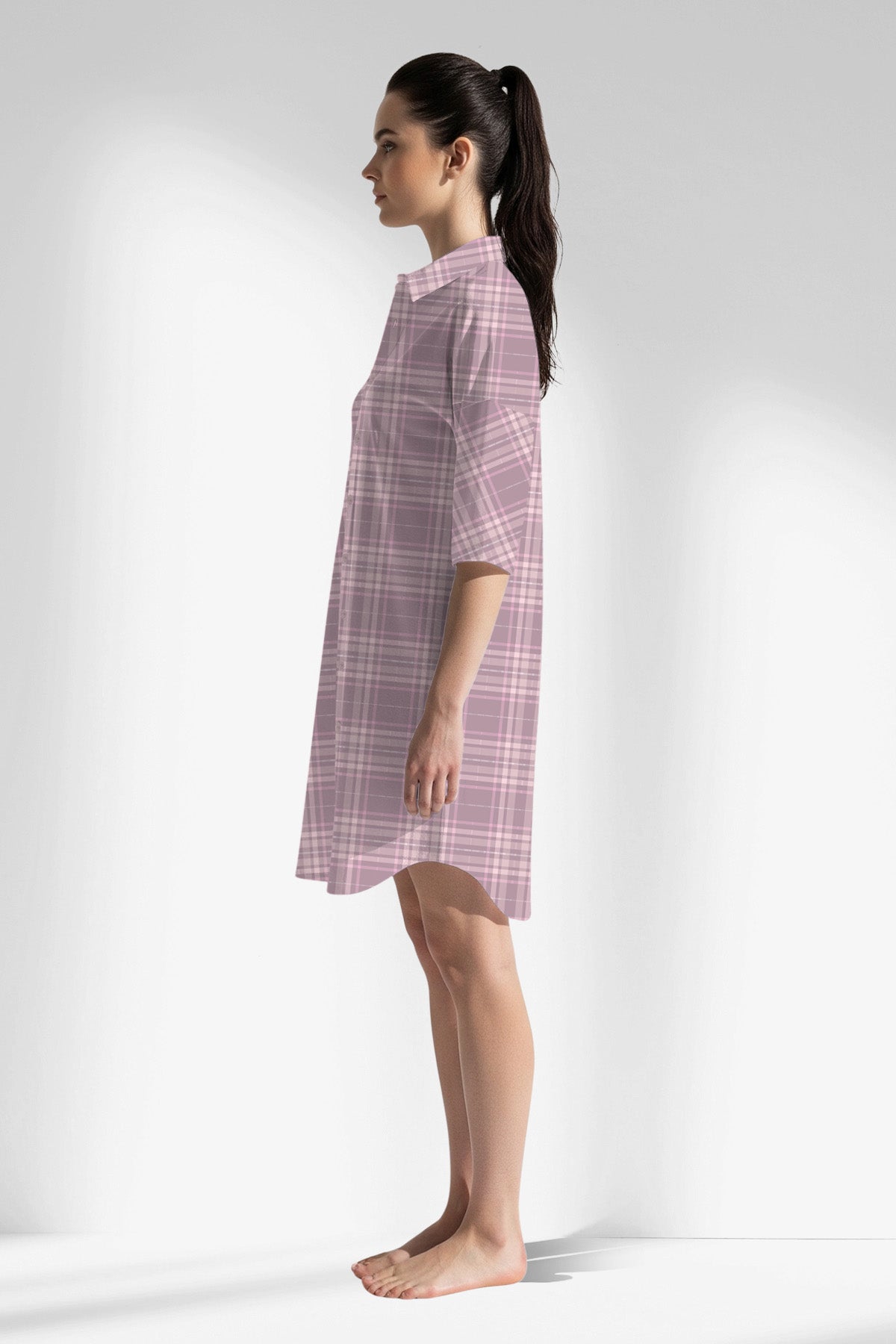 Woman Polyviscon TidyPatch Shirt Tunic - ROTASYON - Image 2