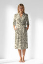 Woman Polyviscon DuskFlora Dressing Gown - ROTASYON - Image 1