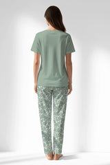 Woman Polyviscon GreenDay Pyjama Set - 15-5706 - Image 3