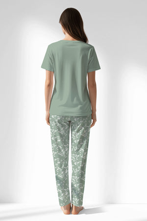 Woman Polyviscon GreenDay Pyjama Set - 15-5706 - Image 3