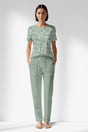 Woman Polyviscon GreenDay Pocket Detail Pyjama Set - ROTASYON - Image 1