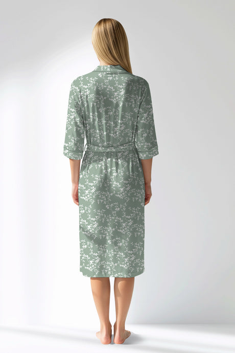 Woman Polyviscon GreenDay Dressing Gown - ROTASYON - Image 3