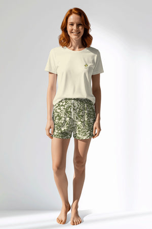 Woman Polyviscon GreenHalo Short Set - 11-0107 - Image 1