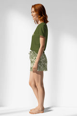 Woman Polyviscon GreenHalo Short Set - B-18-0328 - Image 2