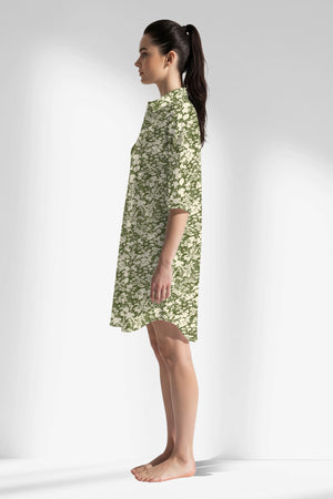 Woman Polyviscon GreenHalo Shirt Tunic - ROTASYON - Image 2