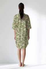Woman Polyviscon GreenHalo Shirt Tunic - ROTASYON - Image 3