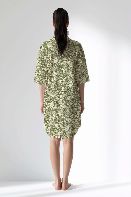 Woman Polyviscon GreenHalo Shirt Tunic - ROTASYON - Image 3