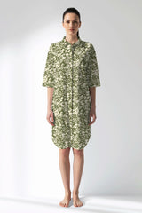 Woman Polyviscon GreenHalo Shirt Tunic - ROTASYON - Image 1
