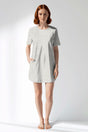 Woman Polyviscon InkWave Pocket Detail Tunic - ROTASYON - Image 1
