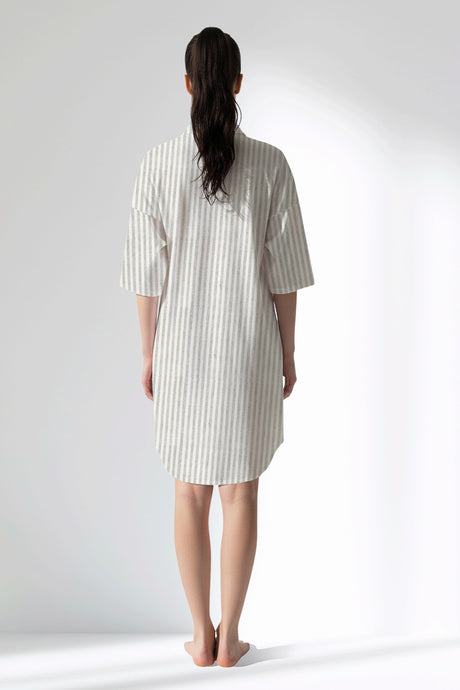 Woman Polyviscon InkWave Shirt Tunic - ROTASYON - Image 3