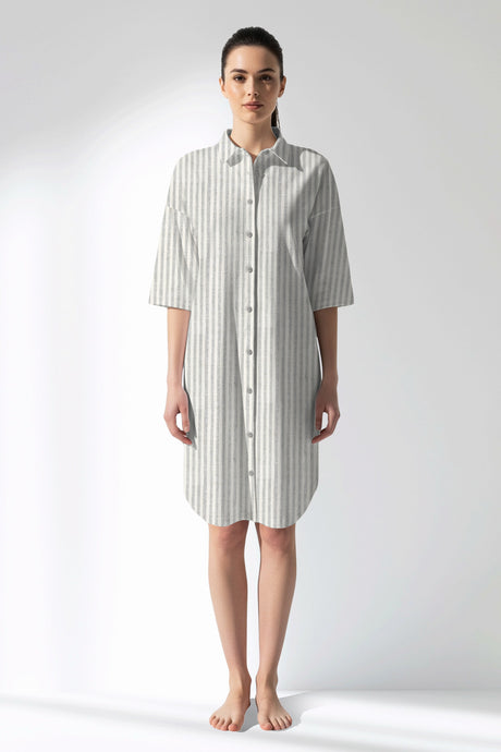 Woman Polyviscon InkWave Shirt Tunic - ROTASYON - Image 1