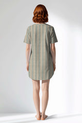 Woman Polyviscon LineFlow Pocket Detail Tunic - ROTASYON - Image 3