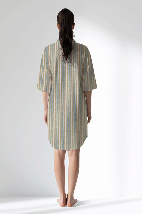 Woman Polyviscon LineFlow Shirt Tunic - ROTASYON - Image 3