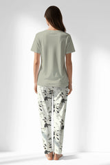 Woman Polyviscon Armonelle Pyjama Set - METRAJ ZEMIN - Image 3