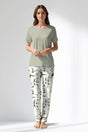 Woman Polyviscon Armonelle Pyjama Set - METRAJ ZEMIN - Image 1