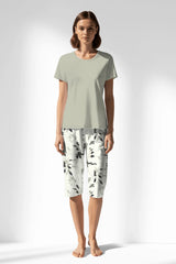 Woman Polyviscon Armonelle Capri Set - METRAJ ZEMIN - Image 1
