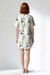 Woman Polyviscon Armonelle Pocket Detail Tunic - ROTASYON - Image 3