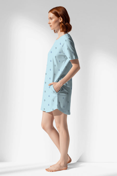 Woman Polyviscon Arvelin Pocket Detail Tunic - ROTASYON - Image 2