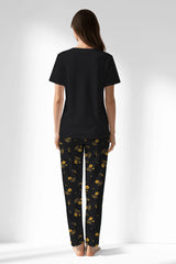 Woman Polyviscon Floryn Pyjama Set - METRAJ ZEMIN - Image 3