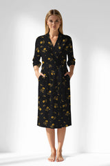 Woman Polyviscon Floryn Dressing Gown - ROTASYON - Image 1