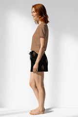 Woman Polyviscon Iralea Short Set - METRAJ BAKIR - Image 2