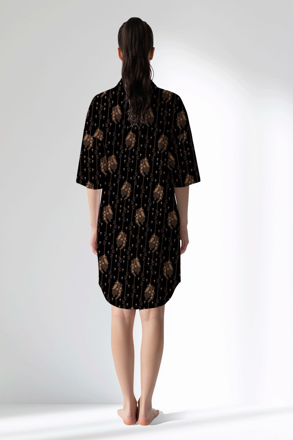 Woman Polyviscon Iralea Shirt Tunic - ROTASYON - Image 3