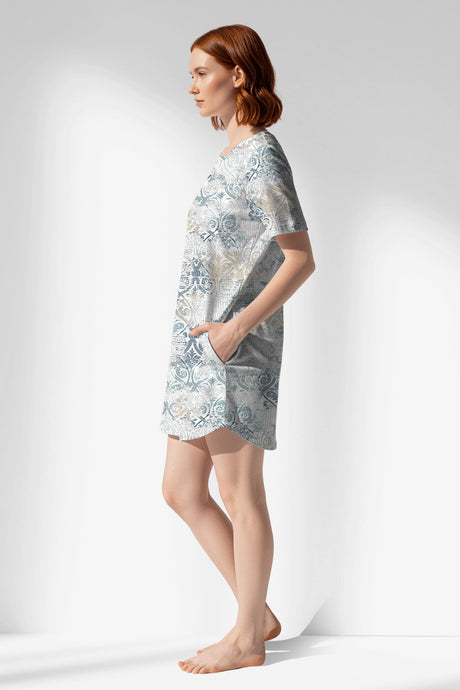 Woman Polyviscon Livora Pocket Detail Tunic - ROTASYON - Image 2